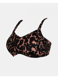 Γυναικείο Μαγιό σουτιέν Rock Club - Μεγάλο στήθος - Animal print Bikini - Regular Fit - Lycra - Cup E
