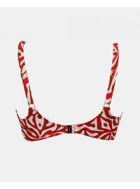 Γυναικείο Μαγιό top Rock Club - Corals print - Bikini για μεγάλο στήθος - Regular Fit - Lycra - Cup E