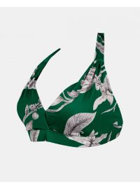 Γυναικείο Μαγιό τρίγωνο Rock Club - Lily print - Σταθερό τοπ Bikini - Regular Fit - Lycra