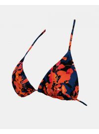 Γυναικείο Μαγιό τρίγωνο Rock Club - Orchid print - Τοπ Bikini - Plus Size - Lycra
