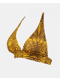 Γυναικείο Μαγιό τρίγωνο Rock Club - Siba Print τοπ Bikini - Σταθερό cup C - Regular Fit - Lycra