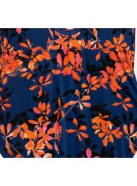 Γυναικείο Plus Size μαγιό ολόσωμο Rock Club - Orchid print - Regular Fit - Lycra - Cup E F