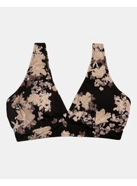 Γυναικείο Μαγιό Crop Top Rock Club - Peony Bikini κρουαζέ - Plus Size - Lycra