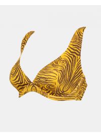 Γυναικείο Μαγιό top Rock Club - Siba print - Bikini για μεγάλο στήθος - Regular Fit - Lycra - Cup C D