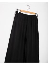 Γυναικείο Beachwear παντελόνι Rock Club - Μαύρη Παντελόνα - Γάζα - Regular FitΓυναικείο Beachwear παντελόνι Rock Club - Μαύρη Παντελόνα - Γάζα - Regular Fit