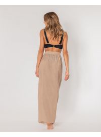 Γυναικείο Beachwear Rock Club - Φούστα παρεό - See-through - Μπεζ Άμμου - Regular Fit - Polyester