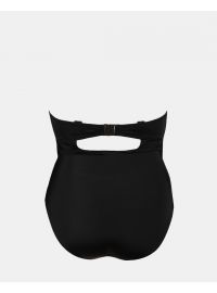 Γυναικείο Γυναικείο Plus Size μαγιό ολόσωμο Rock Club - Μαύρο - Πολυμορφικό - Cup E F -Lycra