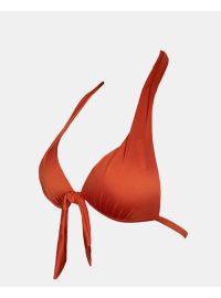Γυναικείο Μαγιό Push Up τρίγωνο Rock Club - Terracotta - Bikini Cup B - Regular Fit - Lycra