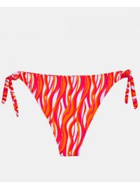 Γυναικείο Μαγιό slip Plus Size Rock Club - Waves Print - Μπικίνι δετό - Lycra