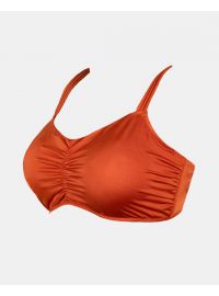 Γυναικείο Μαγιό σουτιέν Rock Club - Μεγάλο στήθος - Terracotta Bikini - Regular Fit - Lycra - Cup E