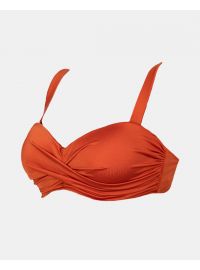 Γυναικείο Μαγιό Σουτιέν Strapless Rock Club - Terracotta Κρουαζέ Bikini - Μεγάλο στήθος - Regular Fit - Lycra - Cup DΓυναικείο Μαγιό Σουτιέν Strapless Rock Club - Terracotta Κρουαζέ Bikini - Μεγάλο στήθος - Regular Fit - Lycra - Cup D
