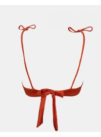 Γυναικείο Μαγιό top Rock Club - Terracotta Bikini - Χωρίς Ενίσχυση - Regular Fit - Lycra - Cup B C