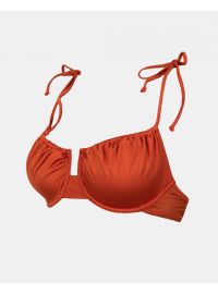 Γυναικείο Μαγιό top Rock Club - Terracotta Bikini - Χωρίς Ενίσχυση - Regular Fit - Lycra - Cup B C