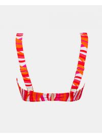 Γυναικείο Μαγιό top Rock Club - Waves print - Bikini για μεγάλο στήθος - Regular Fit - Lycra - Cup C D