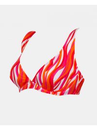 Γυναικείο Μαγιό top Rock Club - Waves print - Bikini για μεγάλο στήθος - Regular Fit - Lycra - Cup C DΓυναικείο Μαγιό top Rock Club - Waves print - Bikini για μεγάλο στήθος - Regular Fit - Lycra - Cup C D