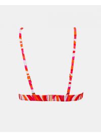 Γυναικείο Μαγιό top Rock Club - Waves print - Bikini Τρίγωνο με Λάστιχο - Regular Fit - Lycra