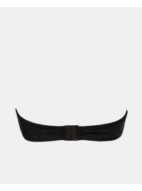 Γυναικείο Μαγιό top Strapless Rock Club - Μαύρο - Bikini Πολυμορφικό- Plus Size - Lycra - Cup E F