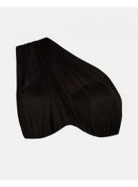 Γυναικείο Μαγιό top Strapless Rock Club - Μαύρο - Bikini Πολυμορφικό- Plus Size - Lycra - Cup E F