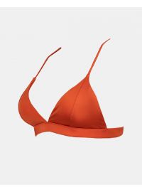 Γυναικείο Μαγιό τρίγωνο Rock Club - Terracotta - Τοπ Bikini - Σταθερό cup C - Regular Fit - Lycra