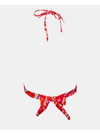 Γυναικείο Μαγιό τρίγωνο Rock Club - Waves Print τοπ Bikini - Σταθερό cup C - Regular Fit - Lycra