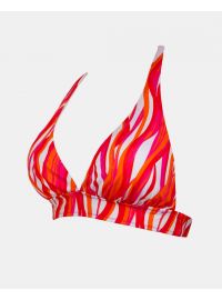 Γυναικείο Μαγιό τρίγωνο Rock Club - Waves Print τοπ Bikini - Σταθερό cup C - Regular Fit - Lycra