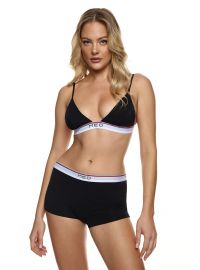 Γυναικείο Σουτιέν MED GIO - Τρίγωνο - Μαύρο - Regular Fit - Cotton - Cup B