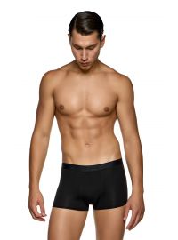 MED Ανδρικό boxer EVAN - Μαύρο -  Fashion Μαύρο λάστιχο - Regular Fit - Modal