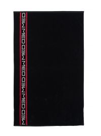 Πετσέτα θαλάσσης MED - Μαύρη - SIDE SIGNATURE Logo - 100% Βαμβακερή - 90 x 150cm