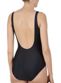 Γυναικείο ολόσωμο μαγιό Naturana - Μαύρο - Plus size - Cup D