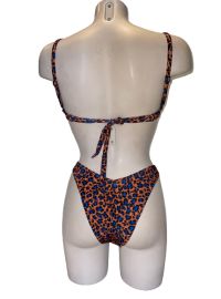 Γυναικείο μαγιό σετ ALICE - Μπικίνι Top - Σλιπ Ψιλόμεσο - Animal Print