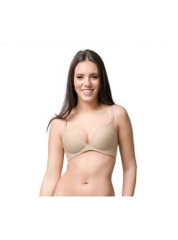 Σουτιέν Push-Up Luna Miracle One - Μπεζ με ενίσχυση - Τέλειο Κράτημα - Χωρίς Μπανέλα