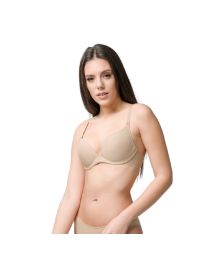 Σουτιέν Push-Up Luna Miracle One - Μπεζ με ενίσχυση - Τέλειο Κράτημα - Χωρίς ΜπανέλαΣουτιέν Push-Up Luna Miracle One - Μπεζ με ενίσχυση - Τέλειο Κράτημα - Χωρίς Μπανέλα