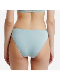 Γυναικείο slip Walk - Μονόχρωμο Brief από ίνες bamboo - 2 pack