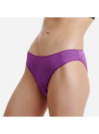 Γυναικείο slip Walk - Μονόχρωμο Brief από ίνες bamboo - 2 pack