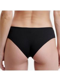 Γυναικείο boxer slip Walk - Μαύρο Brief από ίνες bamboo - 2 pack