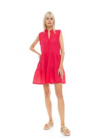 Γυναικείο Beachdress Pink Label -  Φόρεμα - Coral - Regular Fit - Cotton