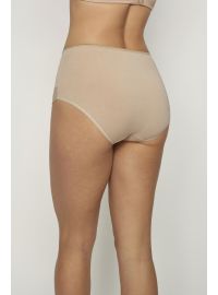 Γυναικείο midi Slip Κανονικό Promise - Μπεζ - Regular Fit - CottonΓυναικείο midi Slip Κανονικό Promise - Μπεζ - Regular Fit - Cotton