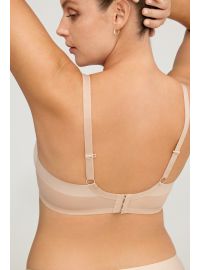 Γυναικείο Σουτιέν Promise - Μπεζ - Regular Fit - Polyester - Cup D E - Μεγάλα Μεγέθη