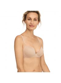 Γυναικείο Σουτιέν Push Up Promise -  Μπεζ - Laser Cut - Regular Fit - Polyester - Cup B C