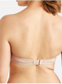 Γυναικείο Σουτιέν στράπλες Promise - Ultra Push Up - Μπεζ - Regular Fit - Polyester - Cup B