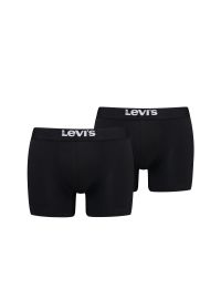 Ανδρικό Boxer Levi's - Fashion λάστιχο -Μαύρο - 2 pack - Regular Fit - Cotton