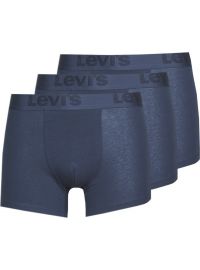 Ανδρικό Boxer Levi's - Fashion λάστιχο - Μπλε - 3 pack - Regular Fit - Cotton