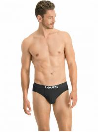 Ανδρικό Slip Levi's - Fashion λάστιχο -Μαύρο - 2 pack - Regular Fit - Cotton