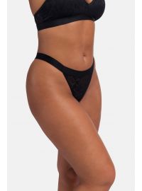 Dorina Γυναικείο String VERA - 1+1 ΔΩΡΟ - Μαύρο & Κοραλί - 2 Pack - Polyamide - Regular Fit