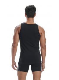 Ανδρικό φανελάκι Adidas -Μαύρο - Αμάνικο - 2 pack - Regular Fit - Cotton