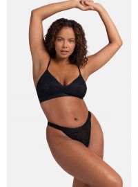 Dorina Γυναικείο String VERA - 1+1 ΔΩΡΟ - Μαύρο & Κοραλί - 2 Pack - Polyamide - Regular Fit