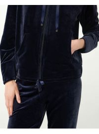 Γυναικεία φόρμα Vamp - Homewear Set - Μπλε Βελούδο - Regular Fit - Cotton