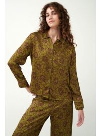 Γυναικεία Πυτζάμα Vamp - Σεμιζιέ - Φλοράλ - Παντελόνι  7/8  - Regular Fit - Viscose