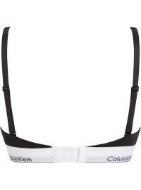 Γυναικείο Μπουστάκι Calvin Klein - Μαύρο - Λευκό Λάστιχο - Cotton - Regular Fit