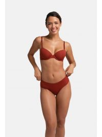 Γυναικείο Σουτιέν LORENA Dorina - Μαύρο δαντέλα & Κοραλί - 1+1 ΔΩΡΟ - Cup C D - Polyamide - Regular Fit